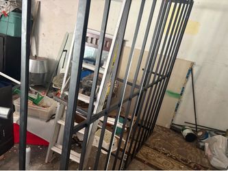 Queen metal bed frame