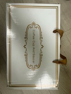 Coffee Cup and Saucer Gift Box Set