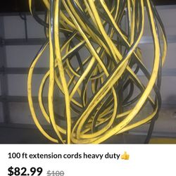 100ft Extension Cord Heavy Duty