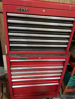 Made in USA Homak toolbox