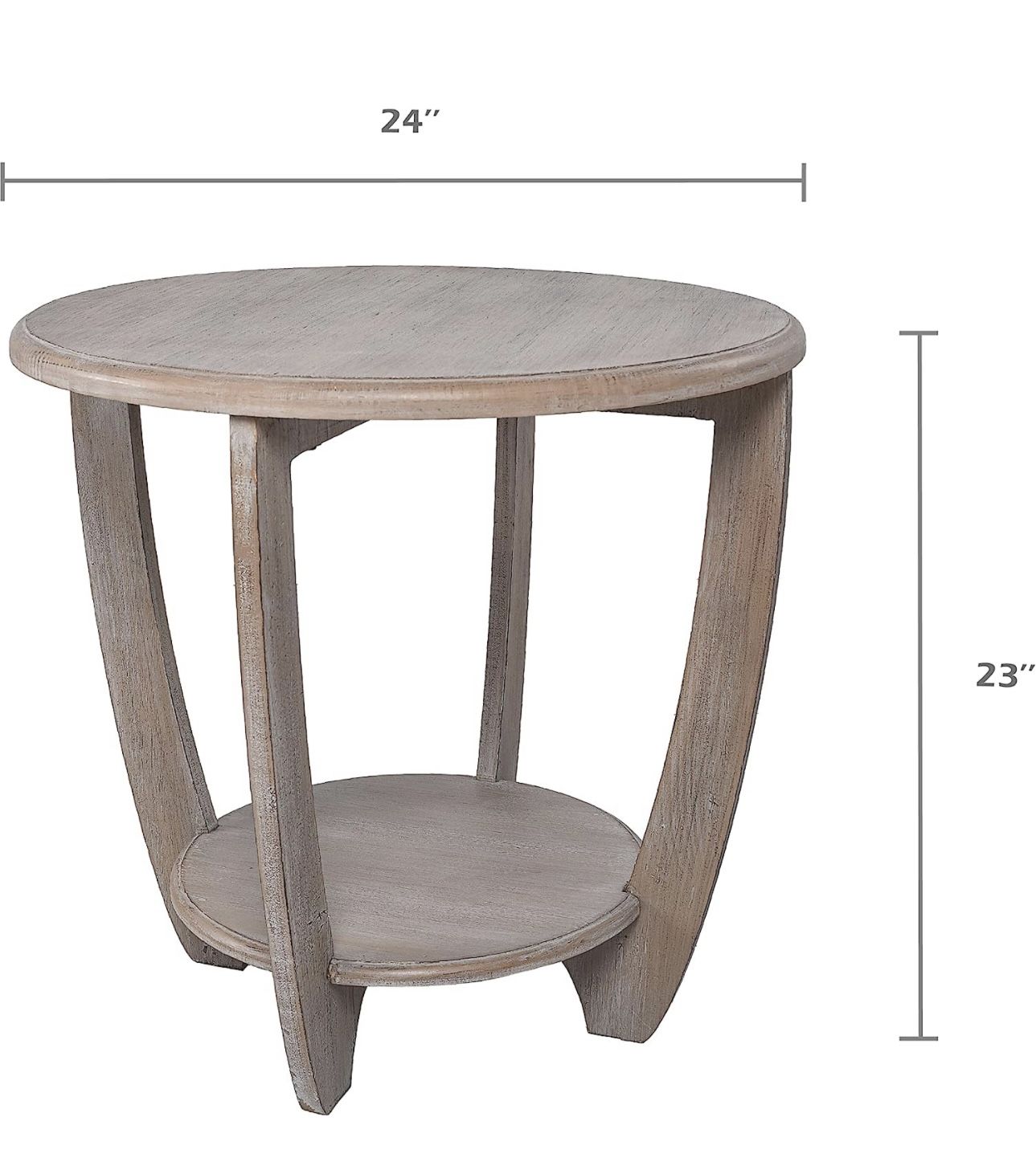 End Table With Storage Shelf