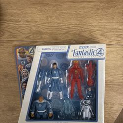 Marvel Fantastic Four 4 First Steps First Family Collection Action Figures Set