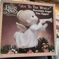 Precious Moments Collection Porcelain Angel Tree Topper