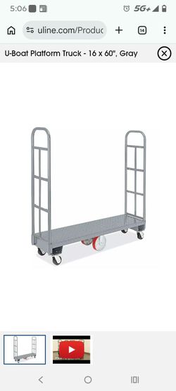 U boat platform truck blue