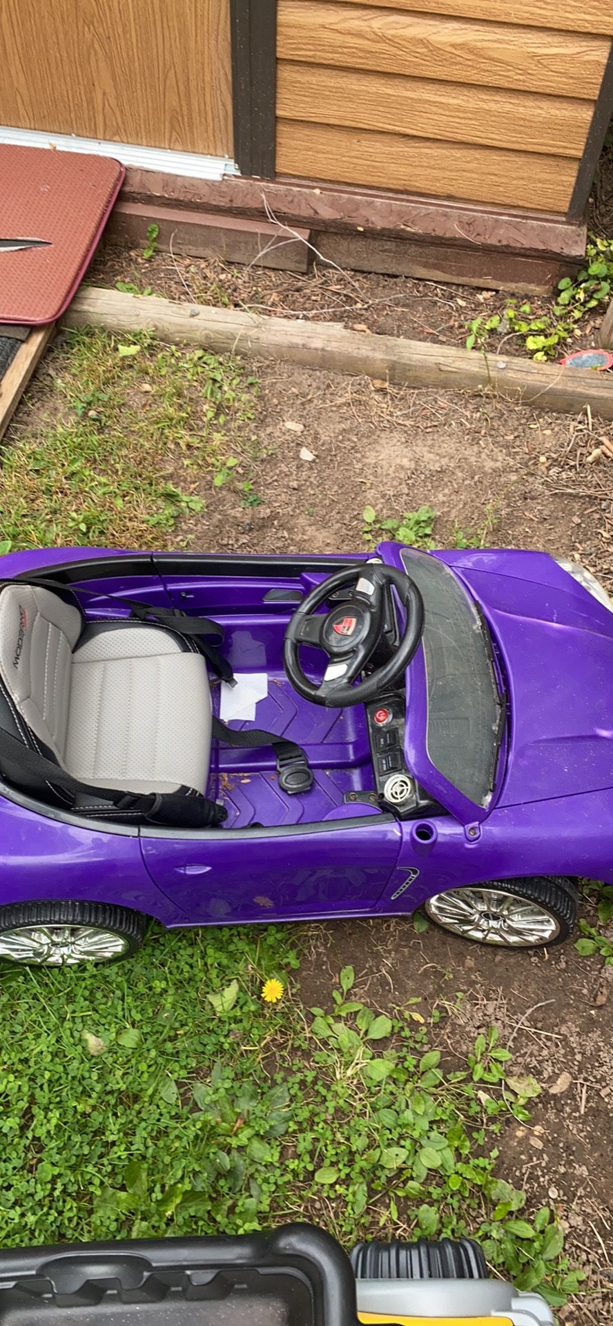 Electric Toy Car Needs Battery