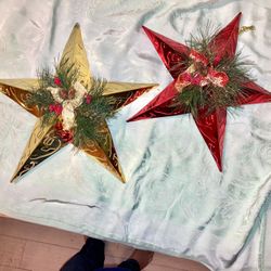 15” Hanging Christmas Stars 