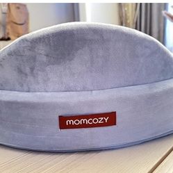 (9999-913) Momcozy Innovative Safety Guard Nursing Pillow - Firm & Springy Memory Foam - Stable, Ergonomic Support & Comfort - Wider Breastfeeding Cus