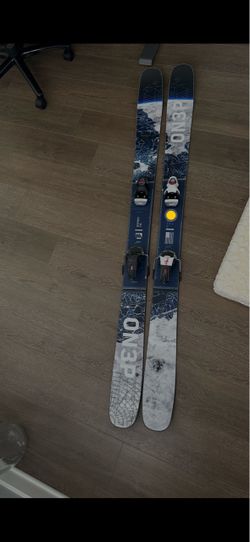 on3p jeffrey 118 skis 186cm look pivot 15 bindings