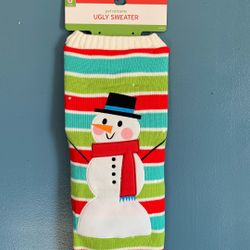 MERRY CHRISTMAS PET COSTUME UGLY SWEATER SIZE MEDUIM 