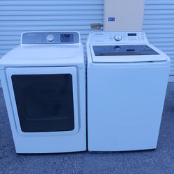 Samsung VRT High Efficiency Stainless Steel Drum Washing Machine & Dryer Set