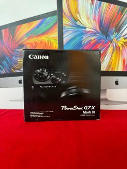Canon G7X Mark III Point and Shoot camera