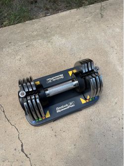 Reebok adjustable dumbbell