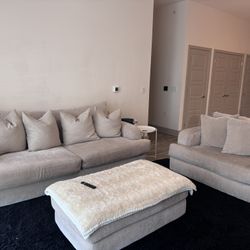 Couch and Oversized Chair