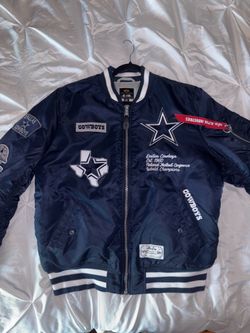 Dallas Cowboys Bomber Jacket, Alpha Industries Navy MA-1 Bomber Jacket,