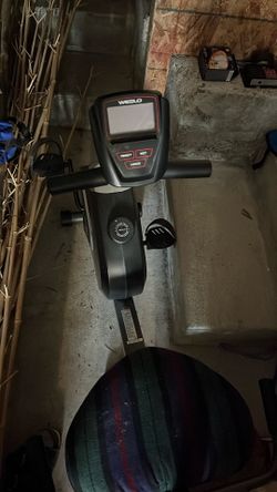 Weslo Pursuit G 3.1 Personal Home Workout Magnetic Recumbent Exercise Bike By (used & Seat Altered With Cloth)