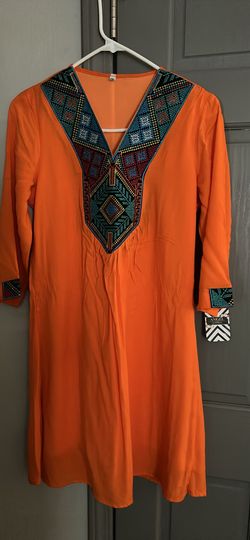 Orange dress