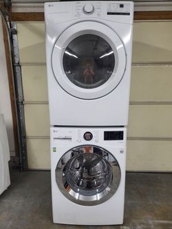 2023 lg stackable washer and dryer (delivery available)