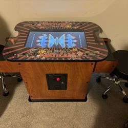 2 Player Cocktail Arcade Game Table 