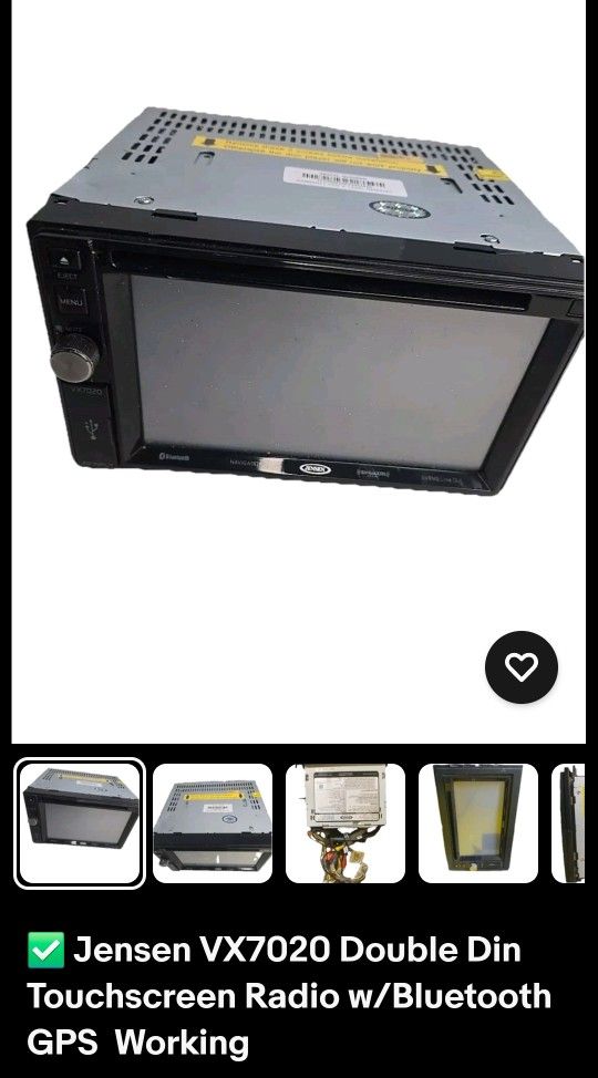 Jensen Car Radio Double Din