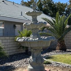 New Fountain Made Out Of Cement Perfect Gift 🎁 