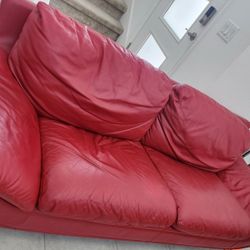 Real Leather Couches Set Of 3