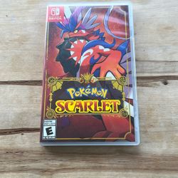 Pokémon scarlet for the nintendo switch 