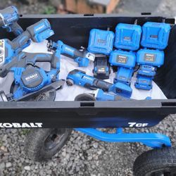 BUNDLE PACK or INDIVIDUAL Kobalt Power Tool/Bat/Cart