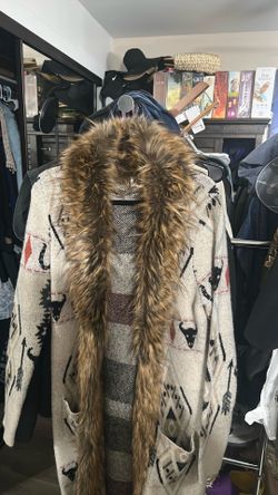 Long faux fur