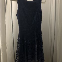 Navy Blue Ombre Dress