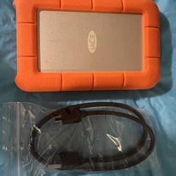 Lacie Rugged 1TB USB 3.0 External Hard Drive 