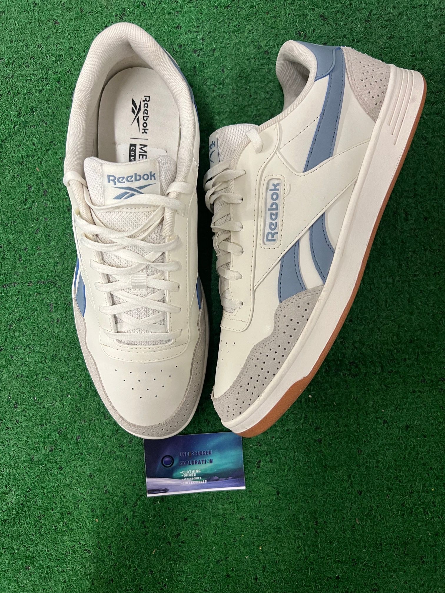 Reebok court advance chalk vintage blue size 10men/11.5women