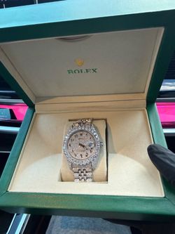 Iced out watch