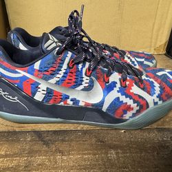 2014 Nike Kobe 9 EM Low ‘Independence Day’ Shoes  sz 11.5