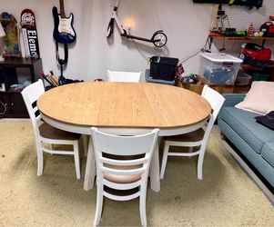 White Kitchen Table