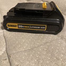DeWalt 20V Lithium Ion Battery