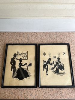 Vintage Antique Pictures In Frames