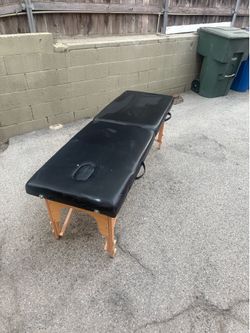 Massage portable table wooden & foldable