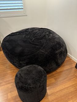 LoveSac Supersac Bean Bag And Footstool