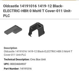 Electrical cover