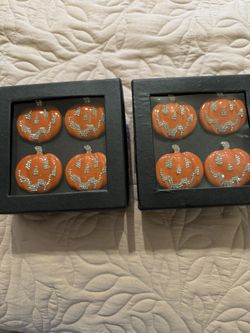 New pumpkin Bling Napkin Holders