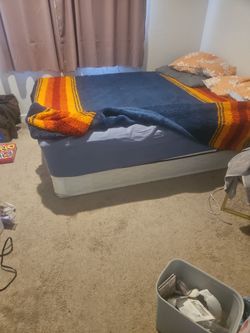 Full size box spring and mattress