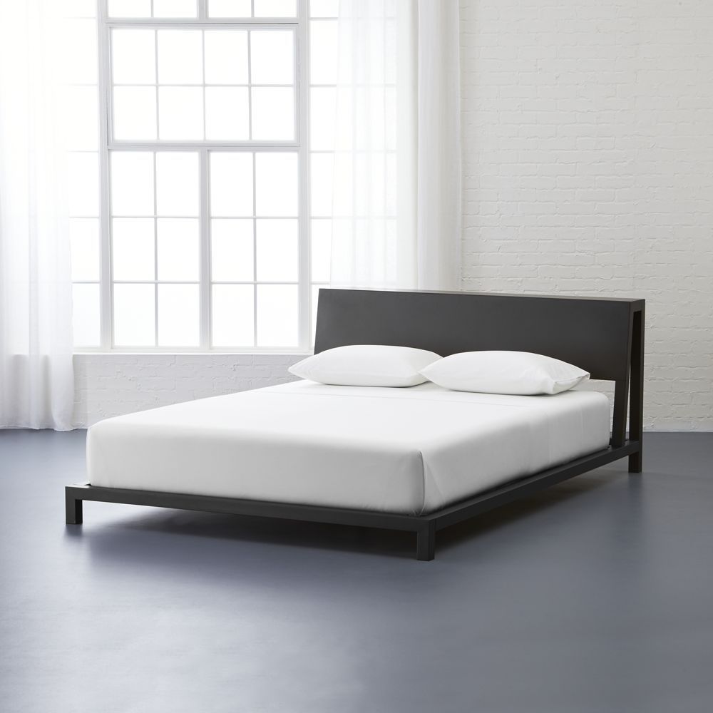 CB2 Black Metal Bed Frame - Full