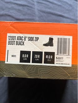 5.11 ATAC side zip boots