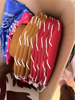 Kids birthday cowboy/girl hats with bandannas