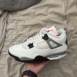 Jordan 4 White Cement 