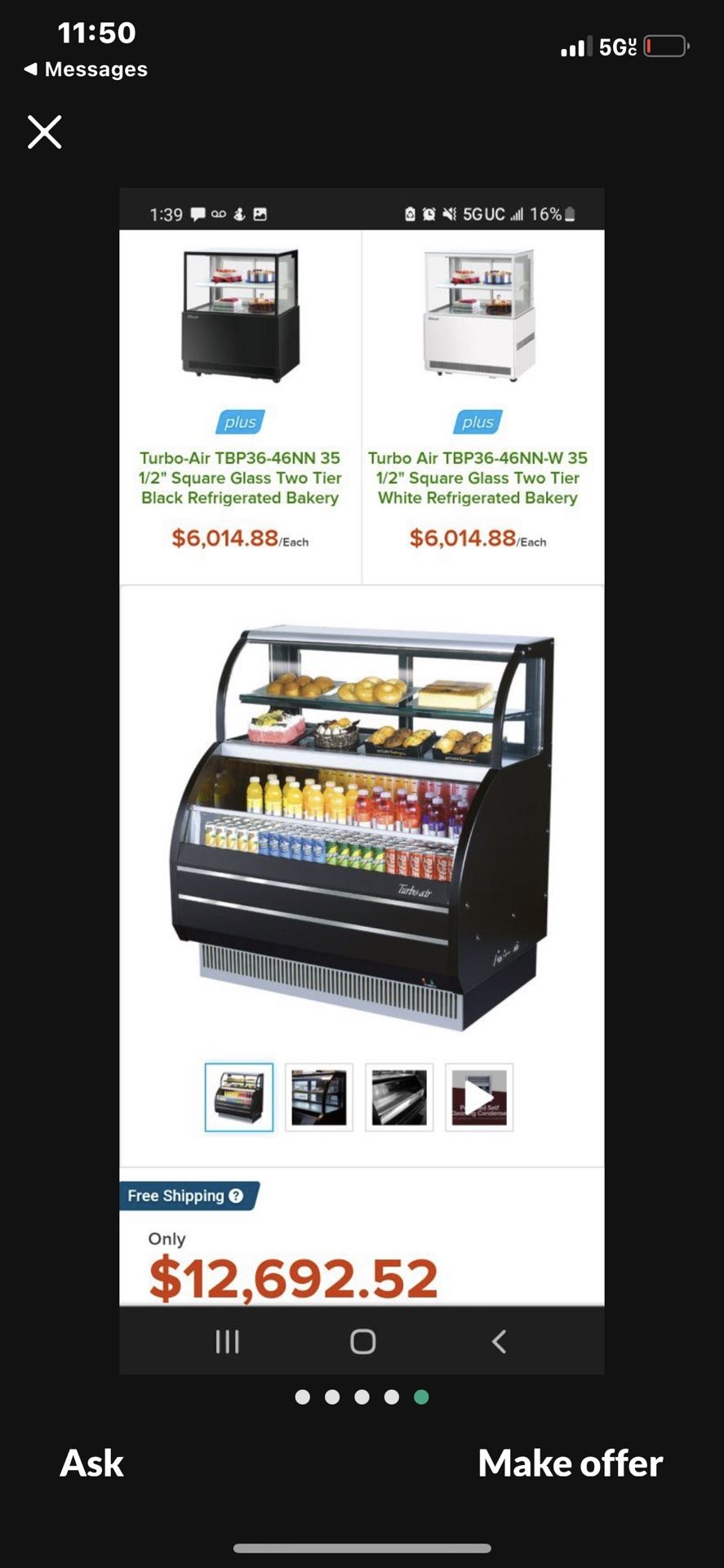 Refrigeration Display 65”