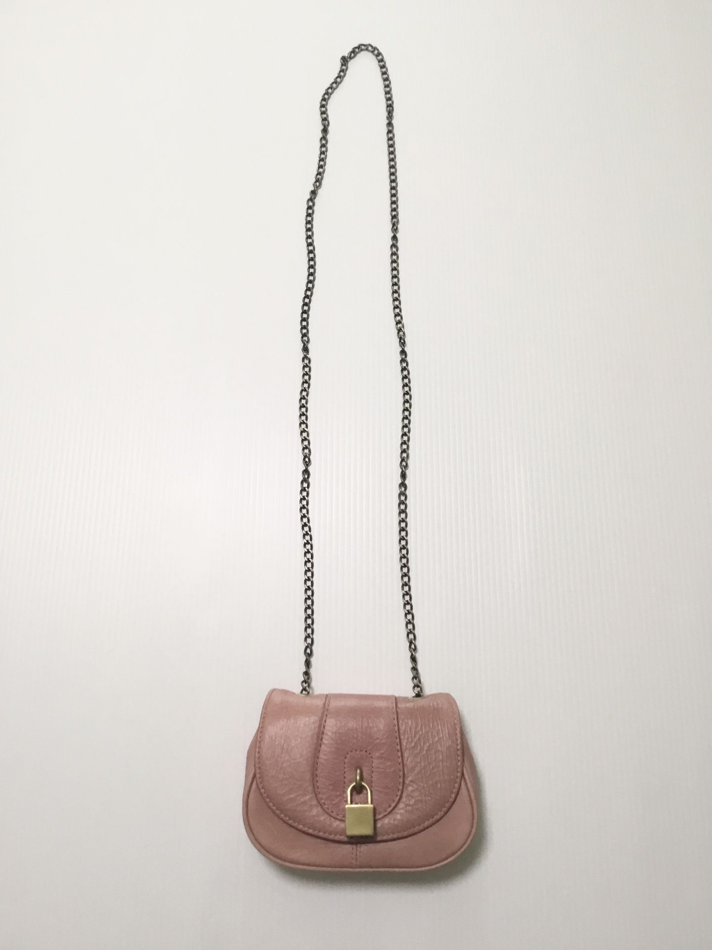 Banana Republic Leather Pink Crossbody/Shoulder Bag