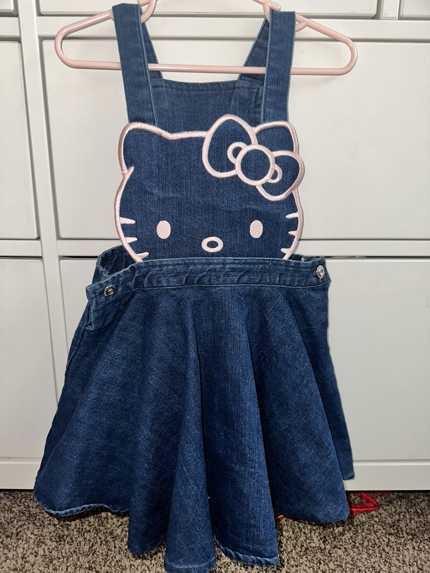 Hello Kitty Overall Dress Toddler Size: 4 