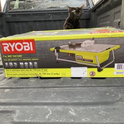 New Ryobi 7in Wet Tile Saw