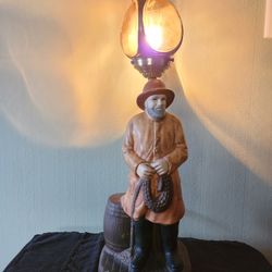 Salty Sailor Ceramic Lamp